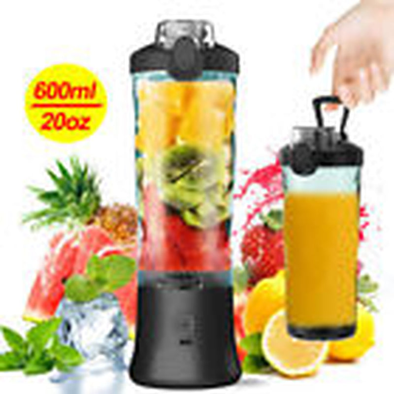 Personal Blender Smoothie Juice Shakes Mixer Portable Bottle 600ML Bpa-Free New