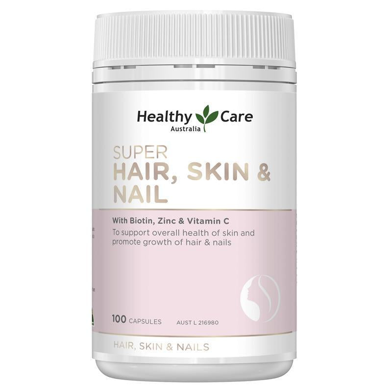 Healthy Care Super Hair Skin & Nails 100 Capsules