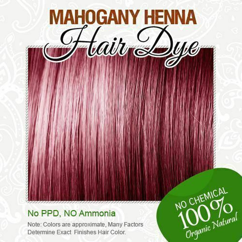 Herbal Henna Hair Color –100% Organic Natural Chemical Ammonia Free Hair Care