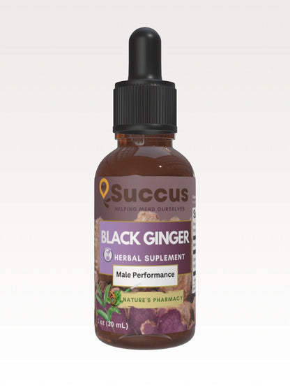 Black Ginger Tincture - Male Performance (Rare Herb) Alcohol Free