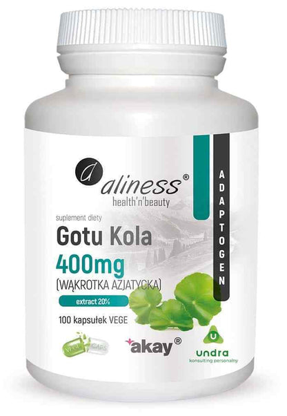 ALINESS Gotu Kola 400Mg, 100 Capsules