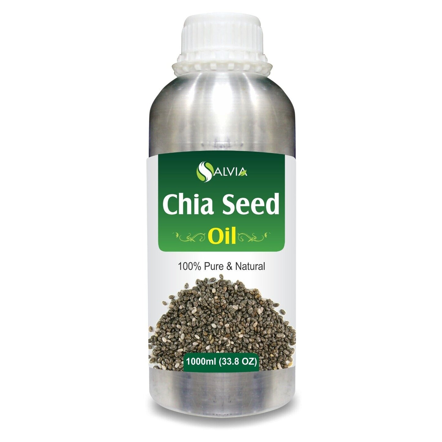 Chia Seed (Salvia Hispanica) 100% Pure & Natural Carrier Oil - [10Ml - 25 L]