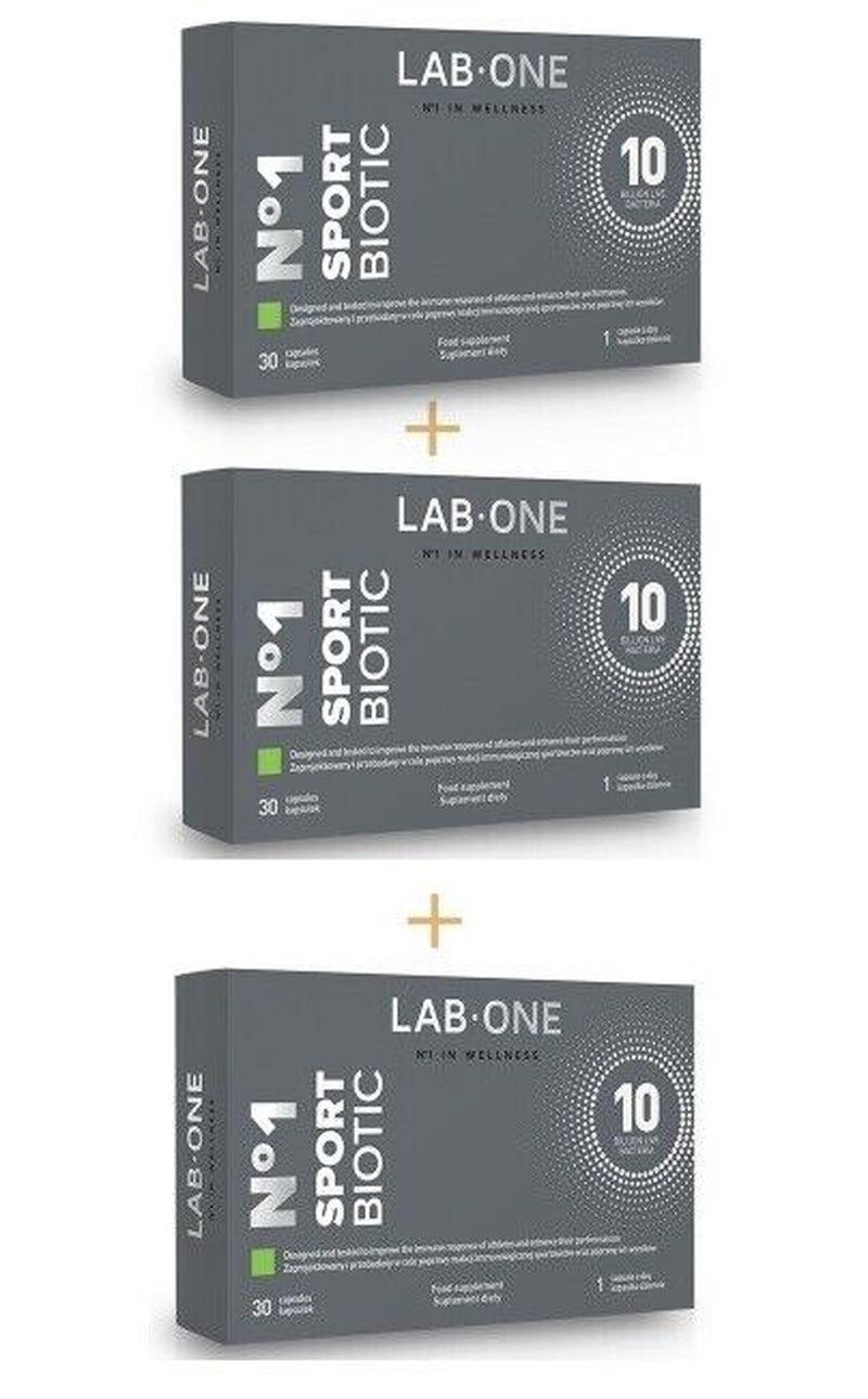 LAB ONE N°1 Sportbiotic (Probiotic for Athletes) Capsules