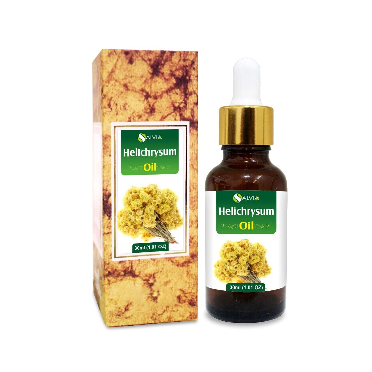 Salvia Helichrysum (Helichrysum) 100% Pure & Natural Essential Oil - 30Ml