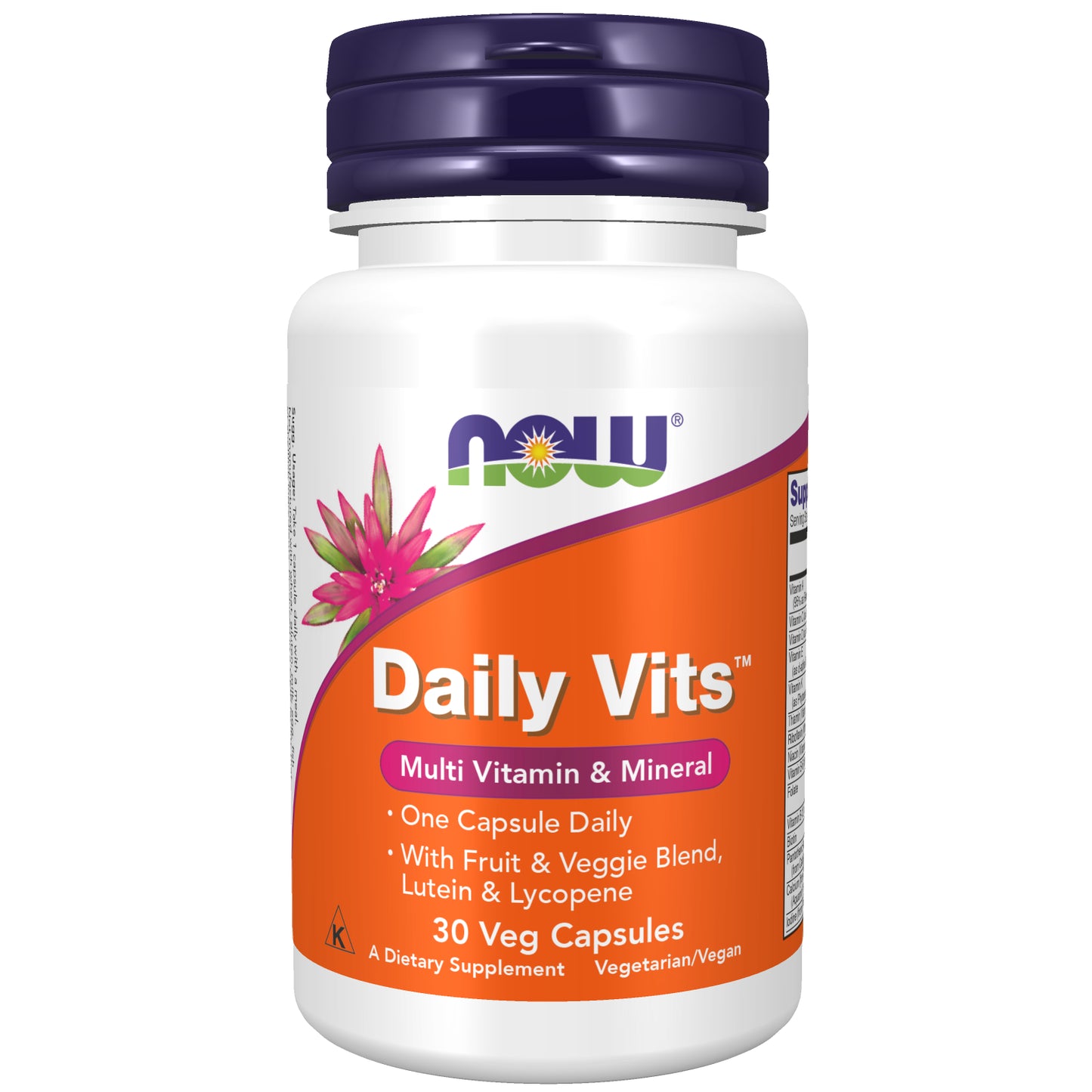 NOW Foods Daily Vits, 30 Veg Capsules