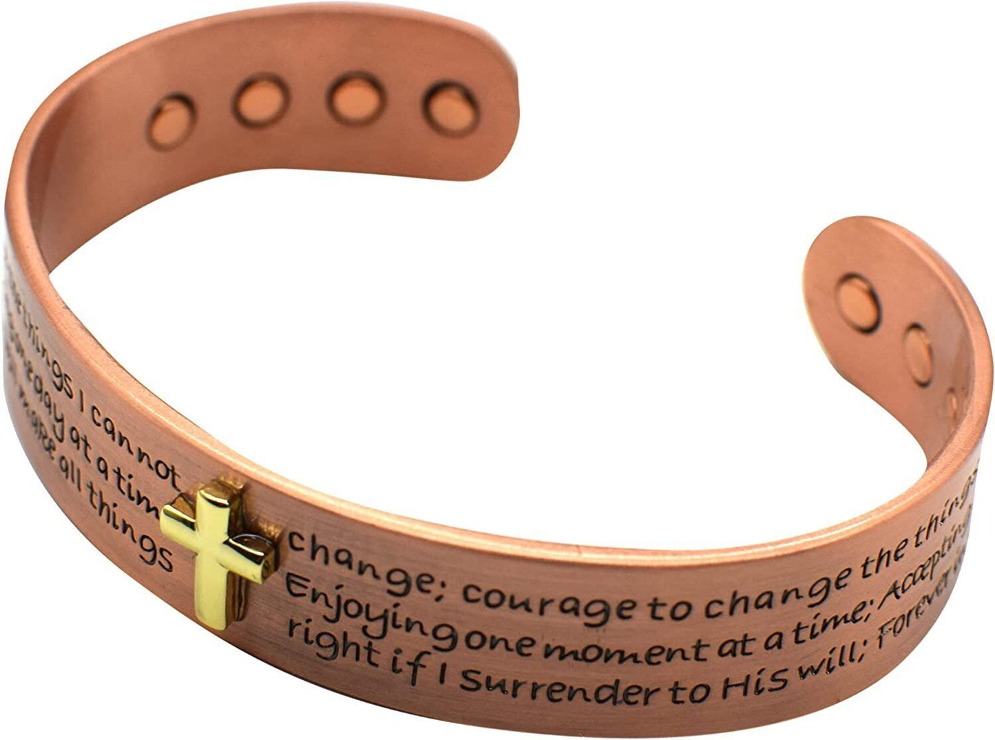 Pure Copper Healing Bracelet Christian Magnetic