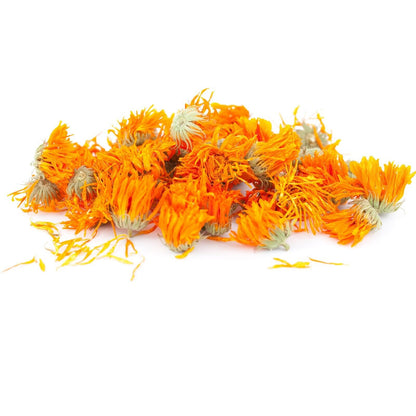 Calendula Marigold Cut & Sifted Organic Dry Herb Natural 28.3G 1 OZ Orange