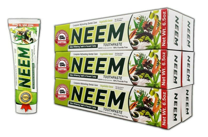 Neem Toothpaste 6 Pack 100% Fluoride Free