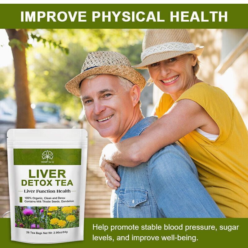 Liver,Kidney and Pancrea Herbal Tea | 42 Bags | Detox & Cleanse Herbal Tea