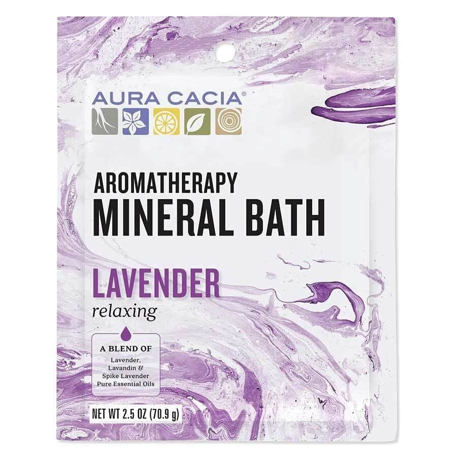 Aura Cacia Mineral Bath-Relaxing Lavender 3 Oz Bath Salt