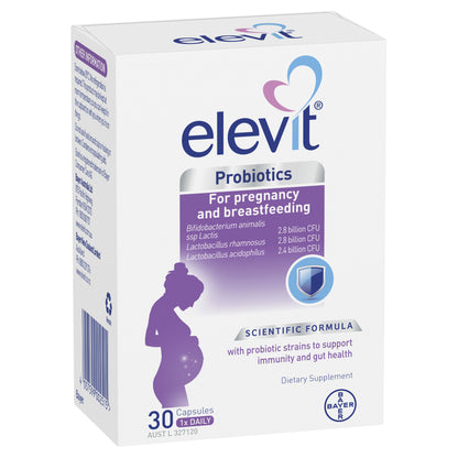 Elevit Probiotics for Pregnancy & Breastfeeding 30 Capsules Immunity Gut Health