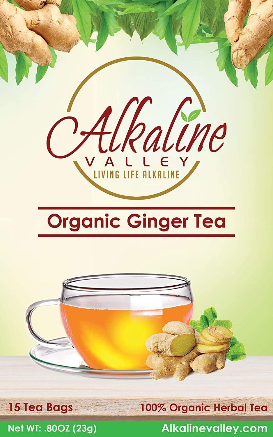 Ginger Tea Organic - 90 Unbleached/Che