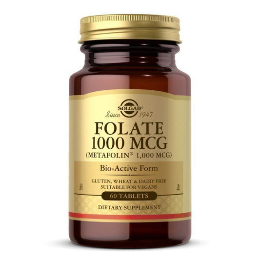 Solgar Folate 1000 MCG (Metafolin 1,000 MCG) 60 Tablet