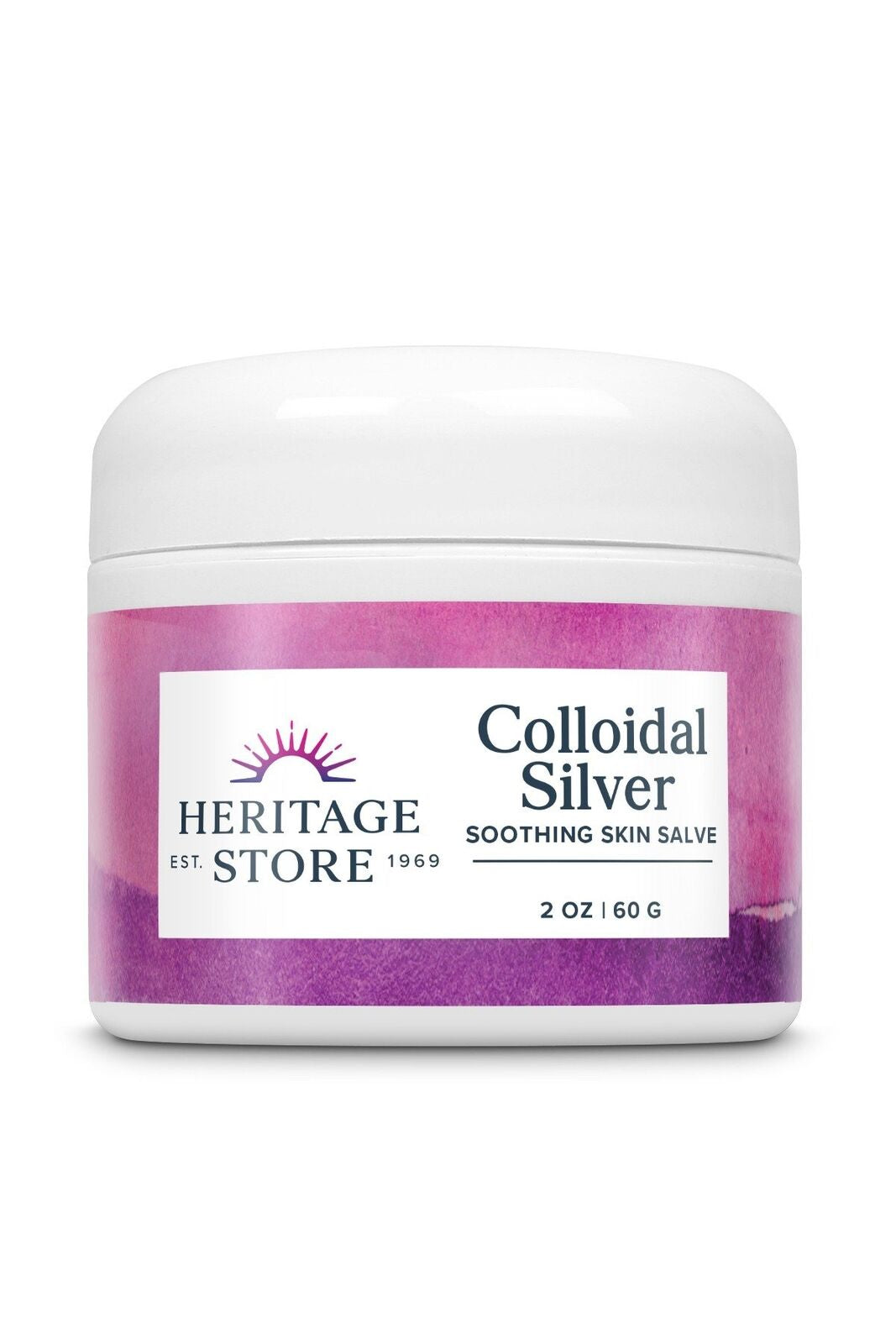 Heritage Store Colloidal Silver Salve 2.5 Oz Cream