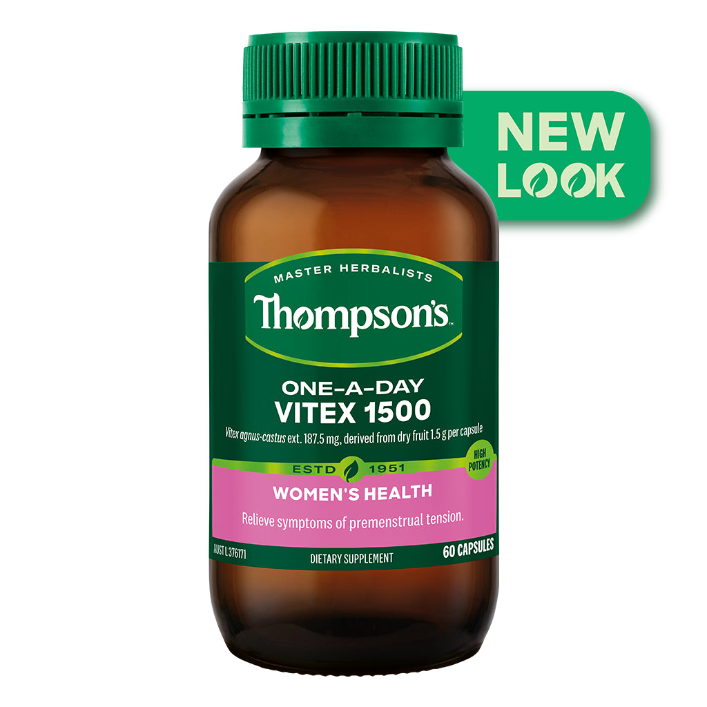 NEW Thompson'S Vitex 1500 60 Capsules Thompsons One-A-Day