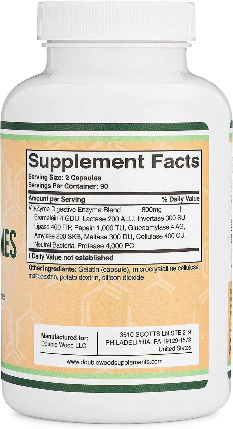 Digestive Enzymes - 800Mg Blend of All 10 Most Essential Digestive and Pancreati