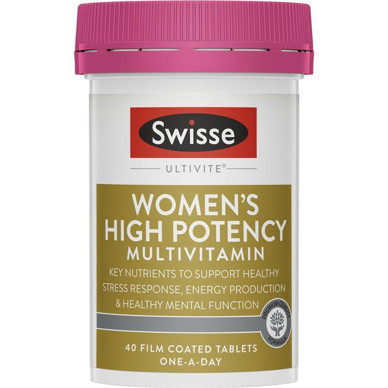 Swisse Women'S Ultivite High Potency Multivitamin 40 Tablets