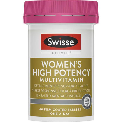 Swisse Women'S Ultivite High Potency Multivitamin 40 Tablets