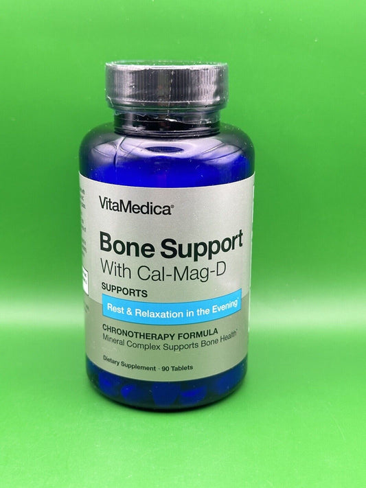 Vitamedica Bone Support with Cal-Mag-D 90 Tablets (See Exp in Photo)