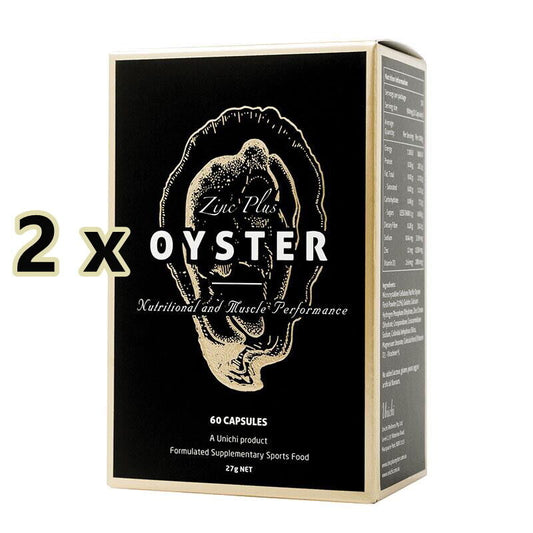 2 X Unichi Zinc plus Oyster Extract 60 Capsules