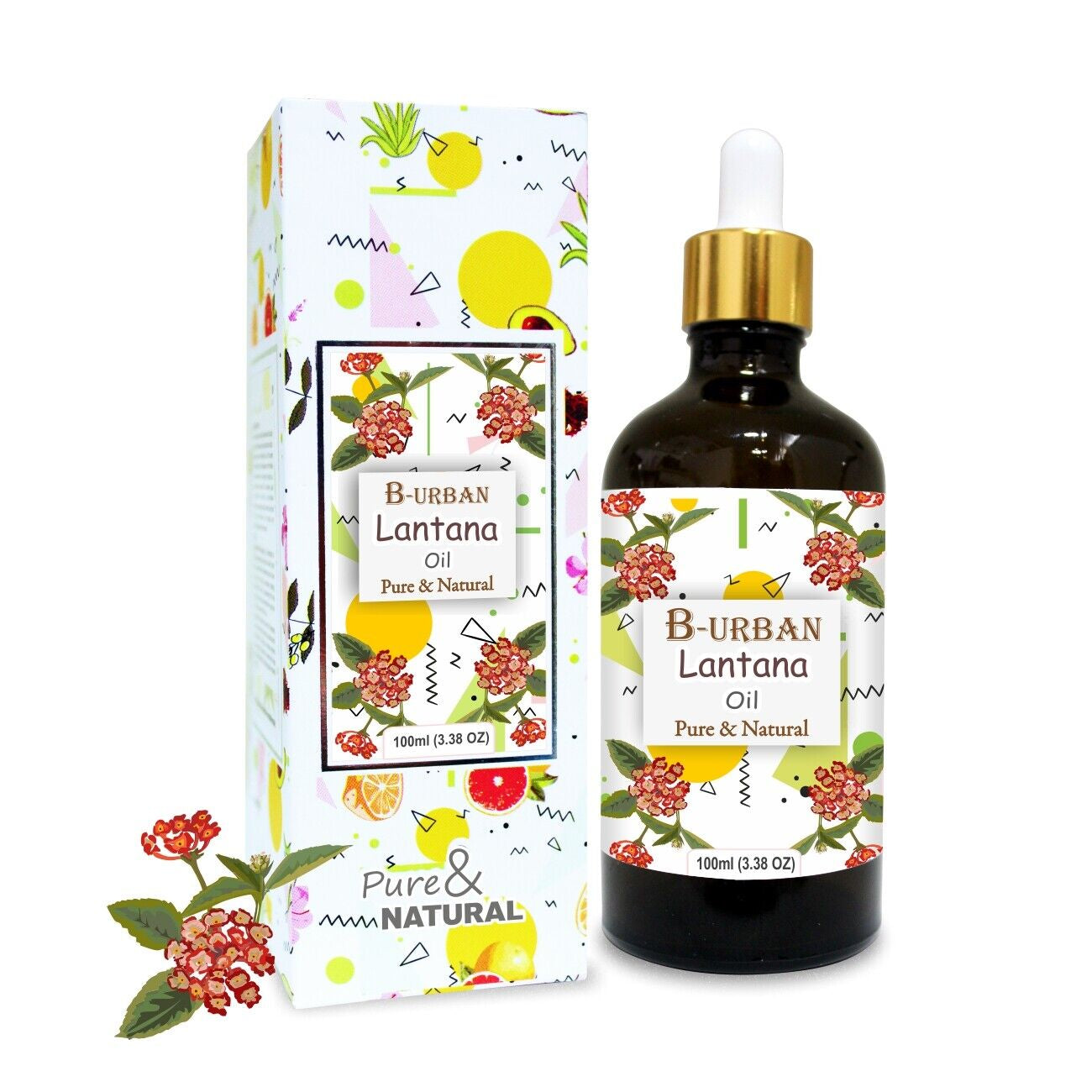 Lantana (Lantana Camara) 100% Pure & Natural Essential Oil [10Ml-5000Ml]