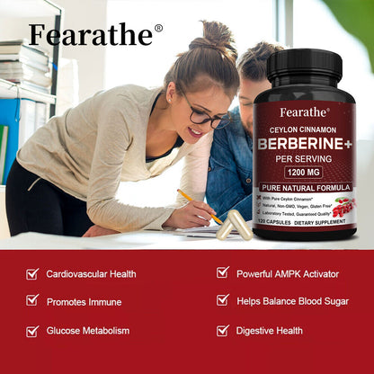 Berberine Supplement 1200Mg per Serving High Absorption Heart Health Support