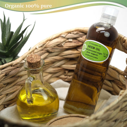 ORGANIC NEEM OIL COLD PRESSED PURE 2 OZ 4 OZ 8 OZ 12 OZ-UP to 1 GALLON