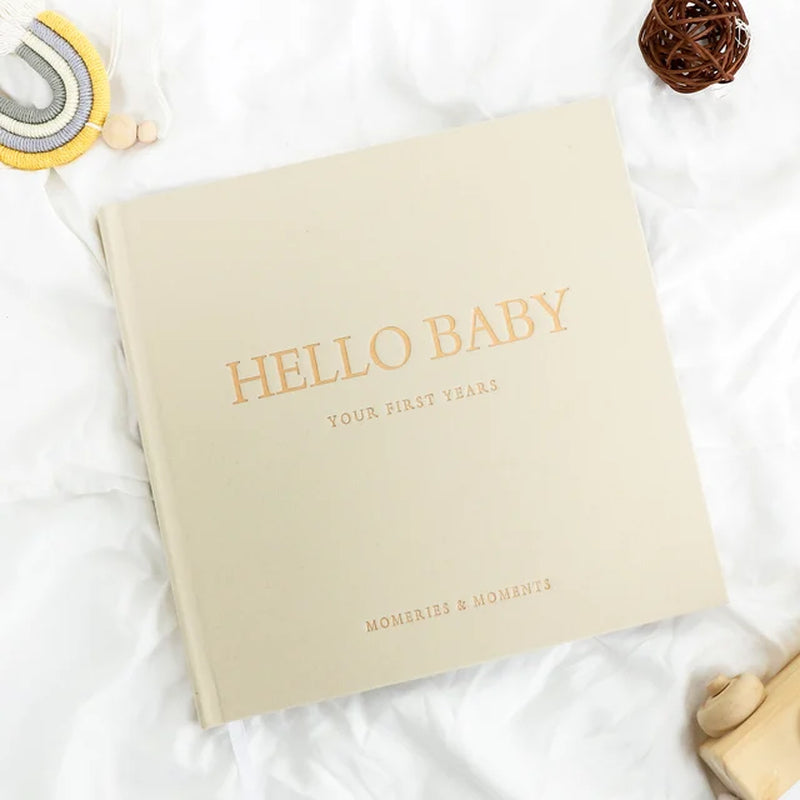 Baby Pregnancy Memory Book Animal Design Keepsake Record Growth First Year Milestone Journal Scrapbook Album for New Parents