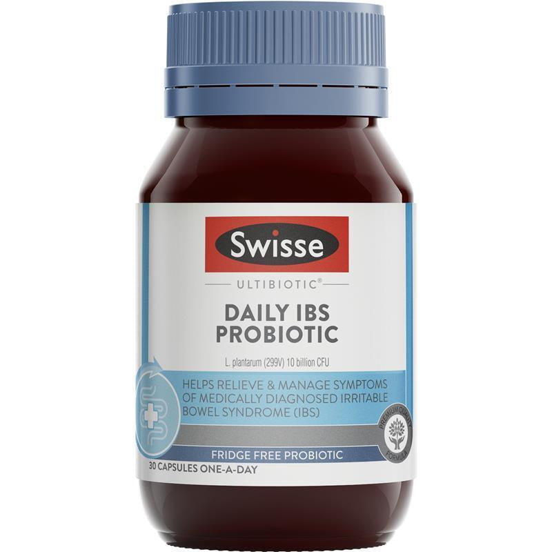 Swisse Ultibiotic Daily IBS Probiotic 30 Capsules