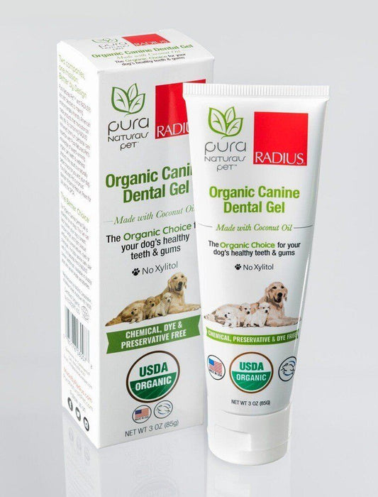 Radius Organic Canine Dental Toothpaste 3 Oz Gel