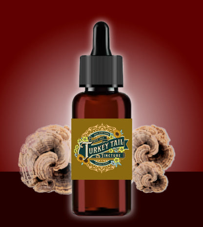 Turkey Tail Mushroom Extract Turkey Tail Tincture 2 Oz Made in USA Free Ship