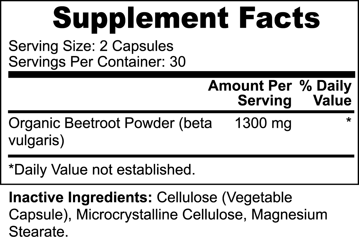 Beetroot Boost Nitric Oxide