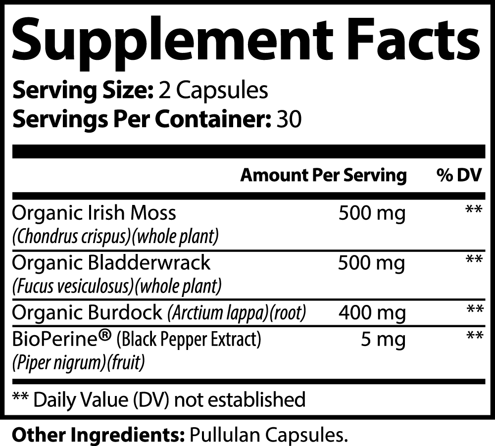 Sea Moss Organic (Made in USA)