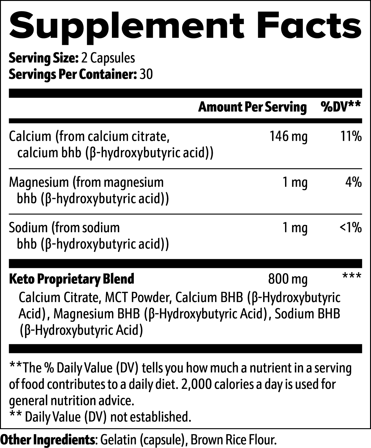 Ketones BHB