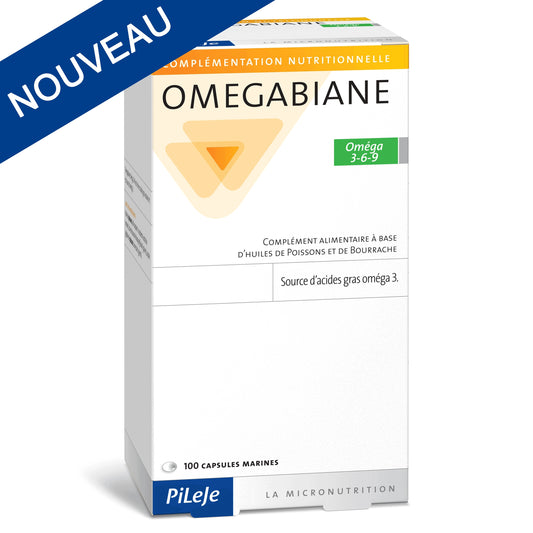 Pileje OMEGABIANE Omega 3-6-9 (EPA DHA + GLA) 100 Capsules