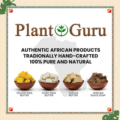 Raw African Black Soap Organic Bar, Paste or Liquid 100% Pure Natural Ghana Bulk