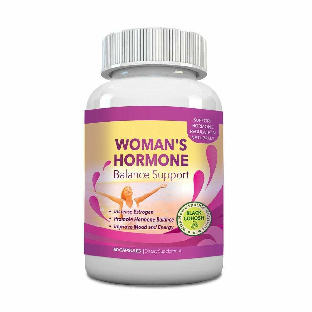 100% Hormone Balance Premenstrual Menopause Relief Dietary Caps Free Ship