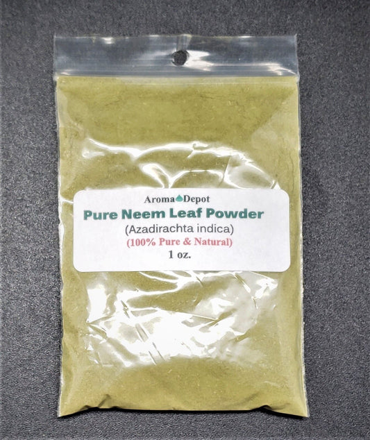 Neem Powder Dried Leaf 100% Pure & Natural Raw Vegan (Azadirachta Indica)