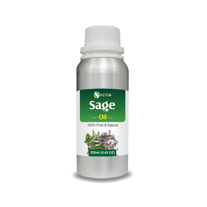 Sage (Salvia Officinalis) 100% Pure & Natural Essential Oil - [10Ml - 25 L]