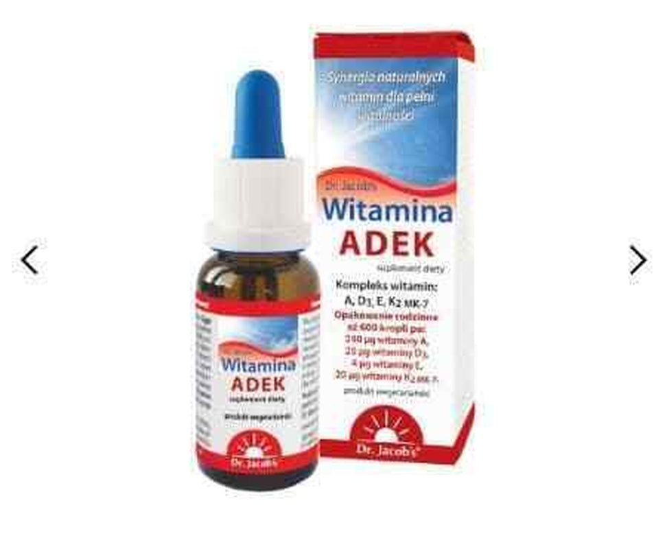 DR. JACOBS Vitamin ADEK (Vitamins A,D,E,K) 20Ml