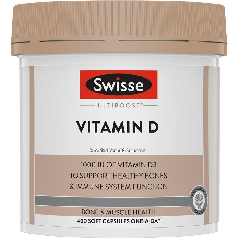 Swisse Vitamin D 400 Capsules