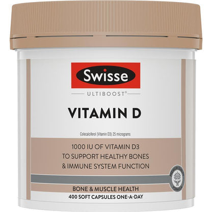 Swisse Vitamin D 400 Capsules