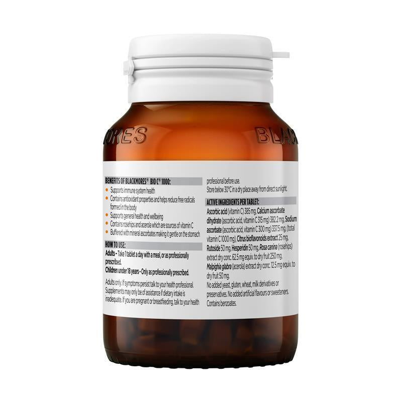 Blackmores Bio C 1000Mg 62 Tablets