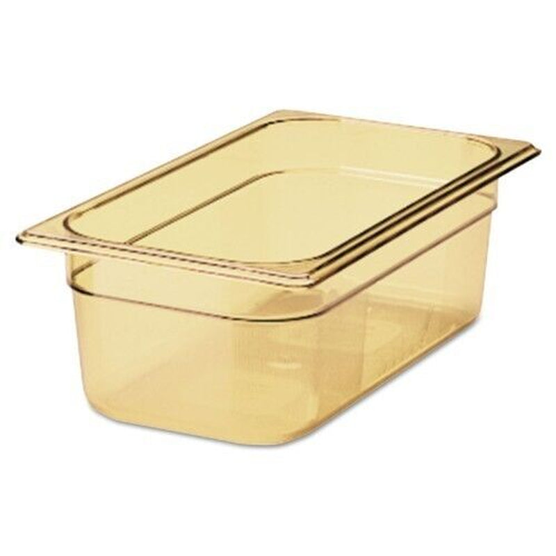 SILINX Commercial Amber Hot Heavy Duty Hot Food Pan 4Qt 12.8In L X 6.9In W X4Inh