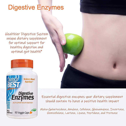 Doctor'S Best Digestive Enzymes (Digestion Support) 90 Veggie Caps