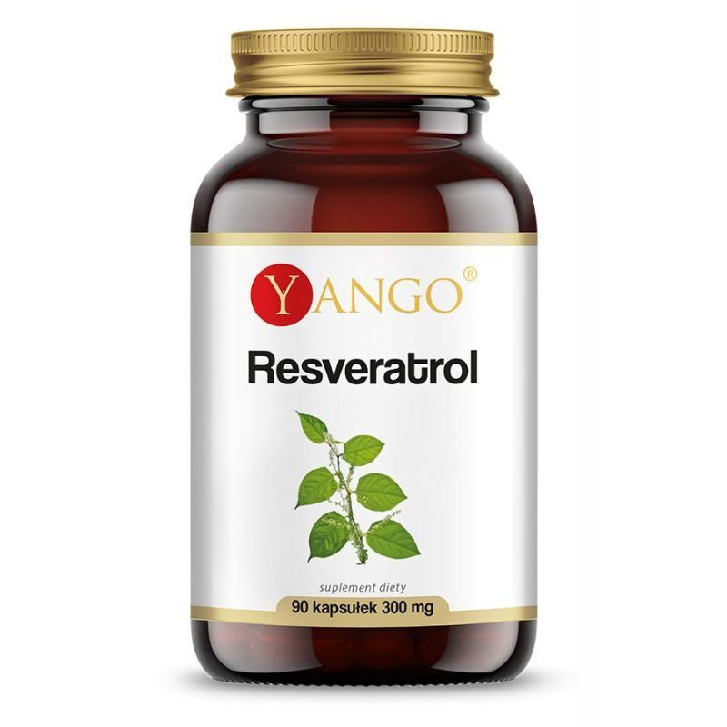 YANGO Resveratrol 300Mg (With Piperine) 90 Capsules