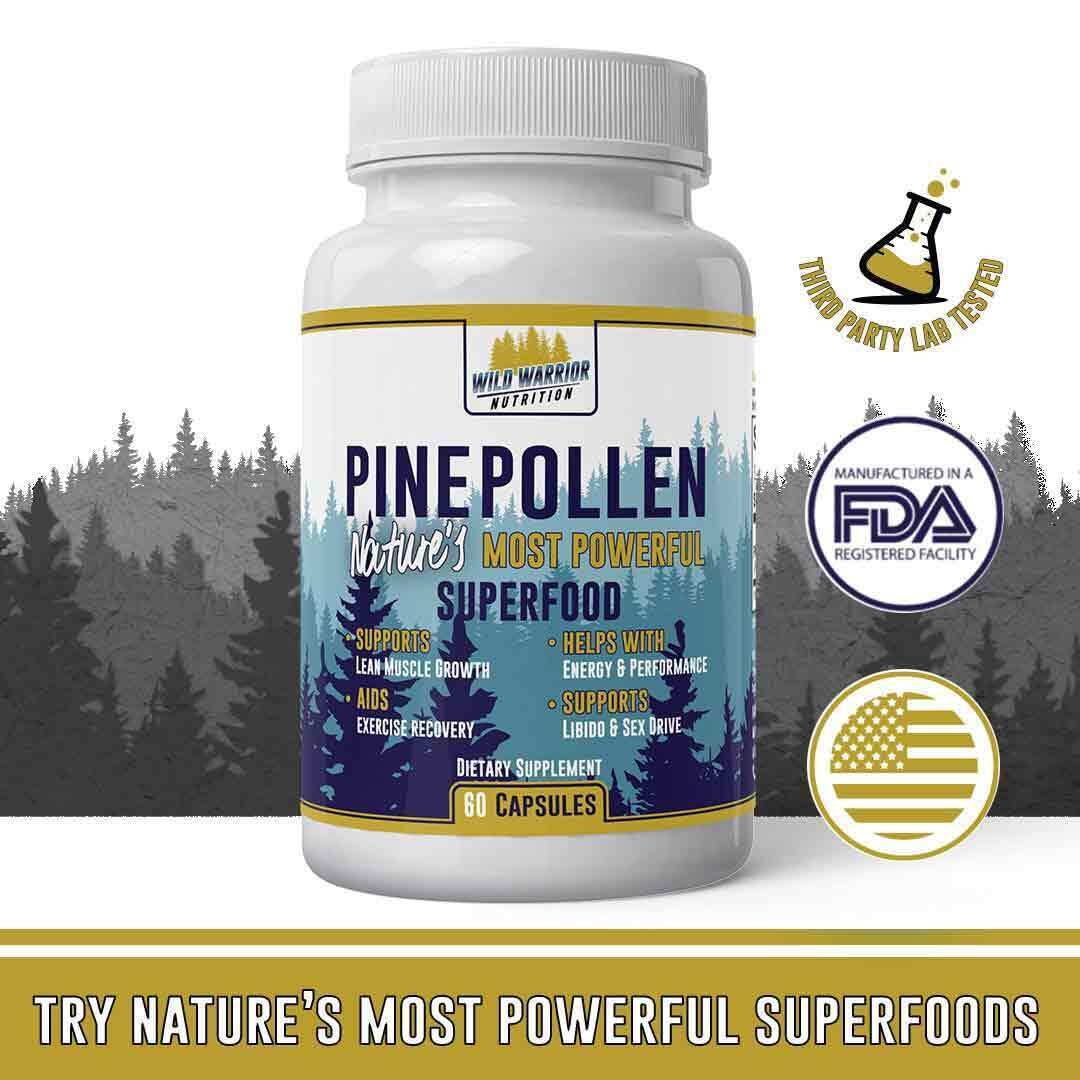 Pine Pollen Capsules | Wild Warrior Nutrition