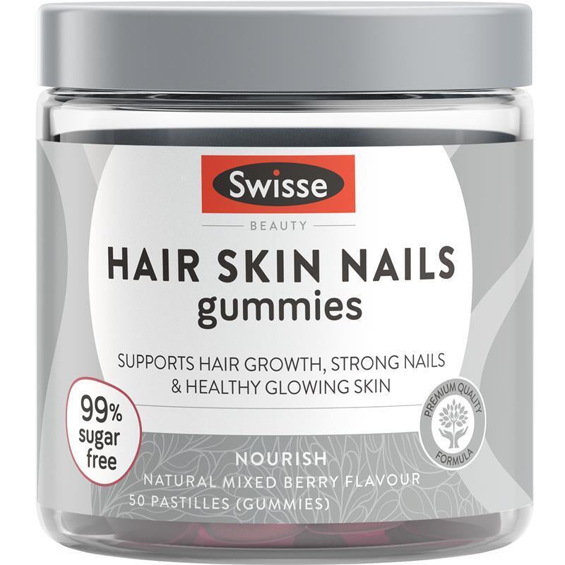 Swisse Beauty Hair Skin Nails Gummies 50 Pack