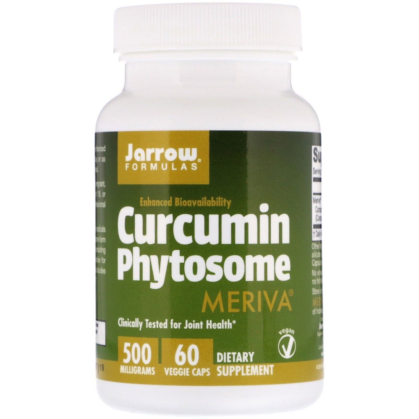 JARROW FORMULAS Curcumin Phytosome 500Mg Meriva 60/120 Capsules