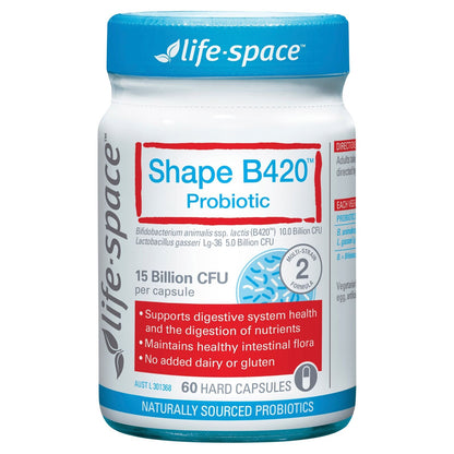 Life Space Shape B420 Probiotic 60 Capsules